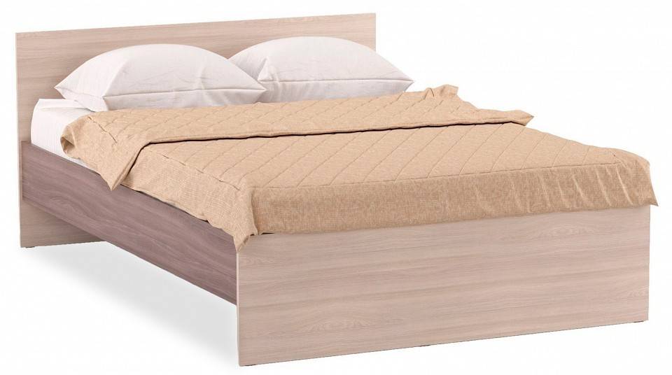 Кровать полутораспальная без основания Атмосфера Оптима 00-00013656 Шимо темный/Шимо светлый