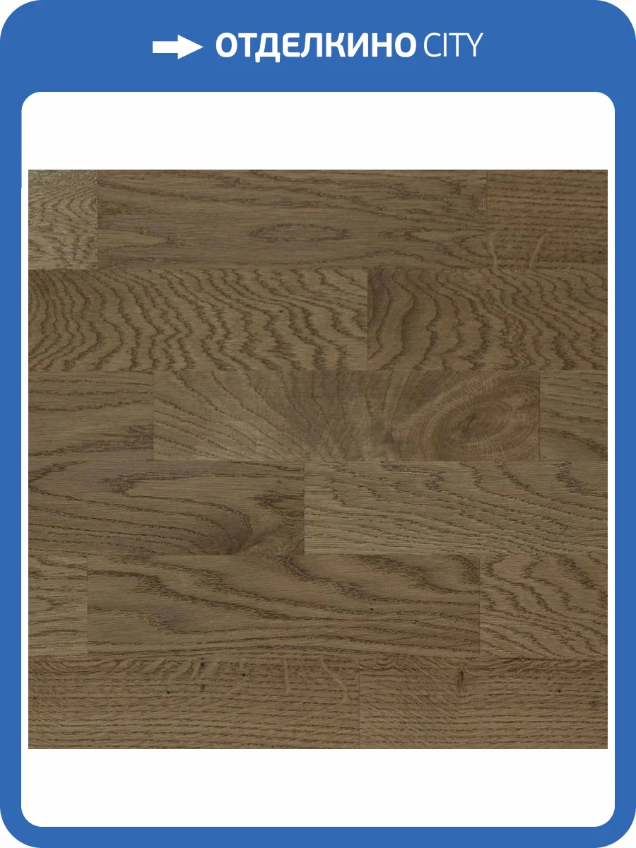 Паркетная доска Focus Floor Smart Дуб Бит 3-полосная 1116x188x14 фото 2