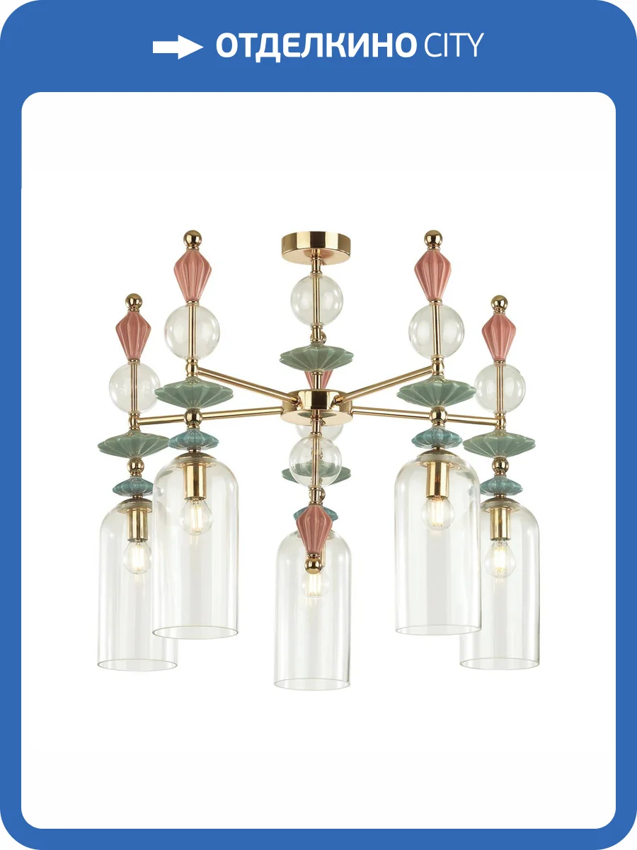 Потолочная люстра Odeon Light Bizet 4855/5C фото 8
