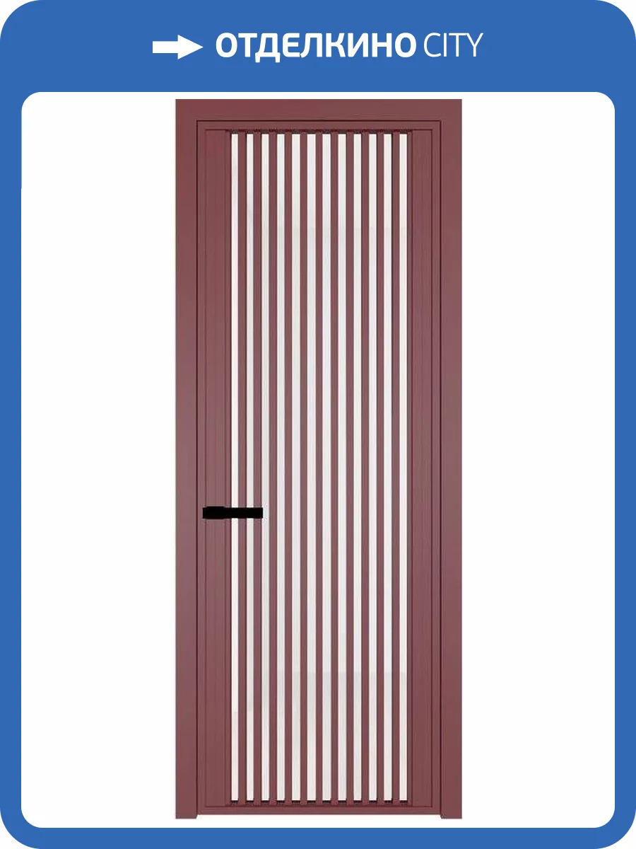 Межкомнатная дверь Profil Doors 3 AGP цвет профиля Красный антрацит, стекло безопасное 6 мм белый триплекс 800x2000 фото 2
