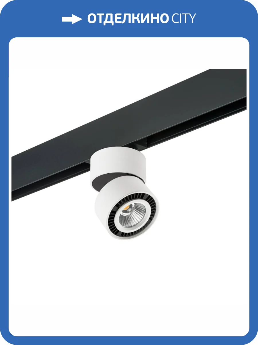 Трековый светодиодный светильник Lightstar Forte Muro (595061+214816) PRO214816 фото 2