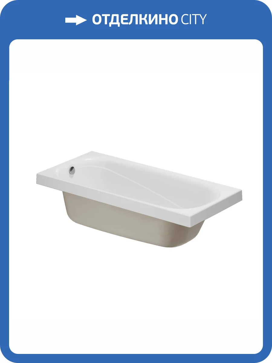 Акриловая ванна Niagara Atrio NG-A16070 без каркаса, 160x70x42 фото 3