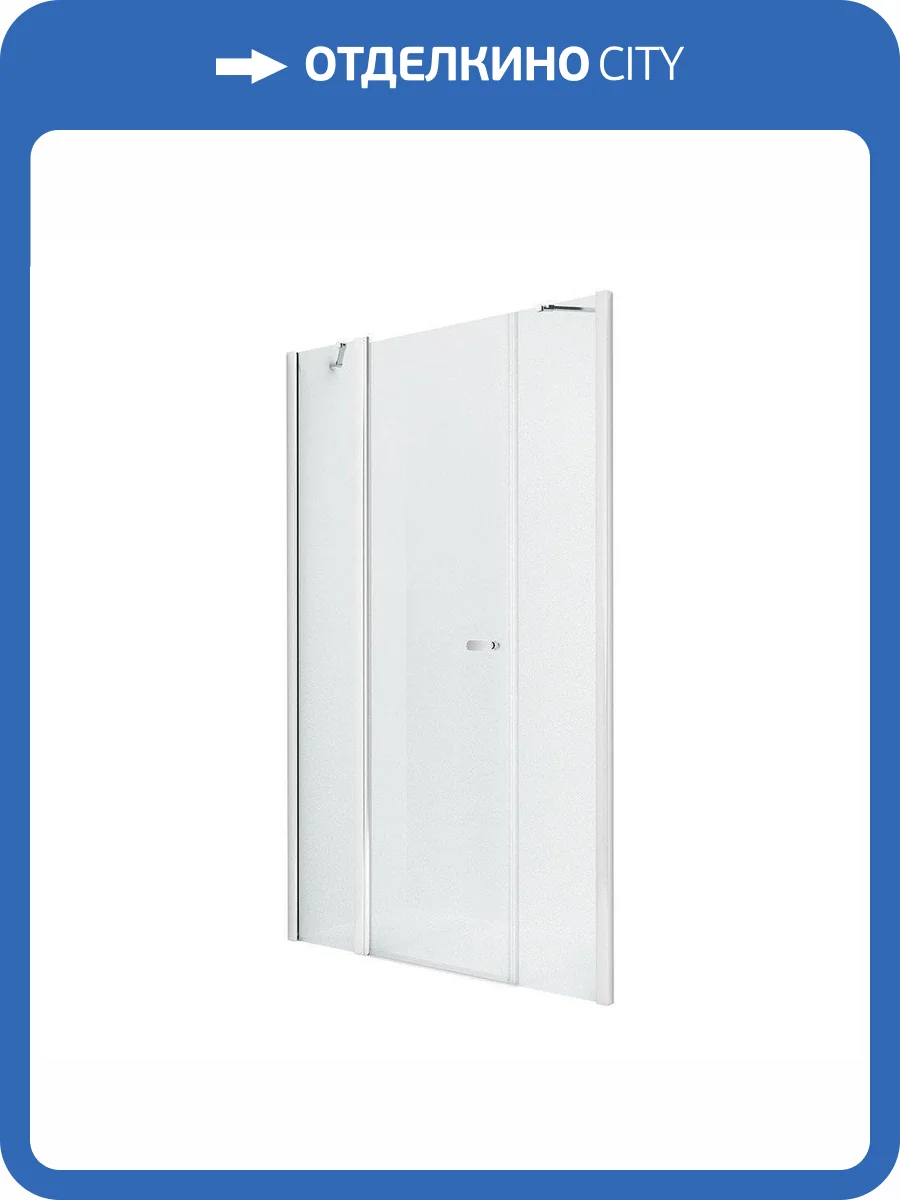 Дверь в нишу NEW TRENDY NEW SOLEO PLUS 110x195 D-0171A (хром) фото 9