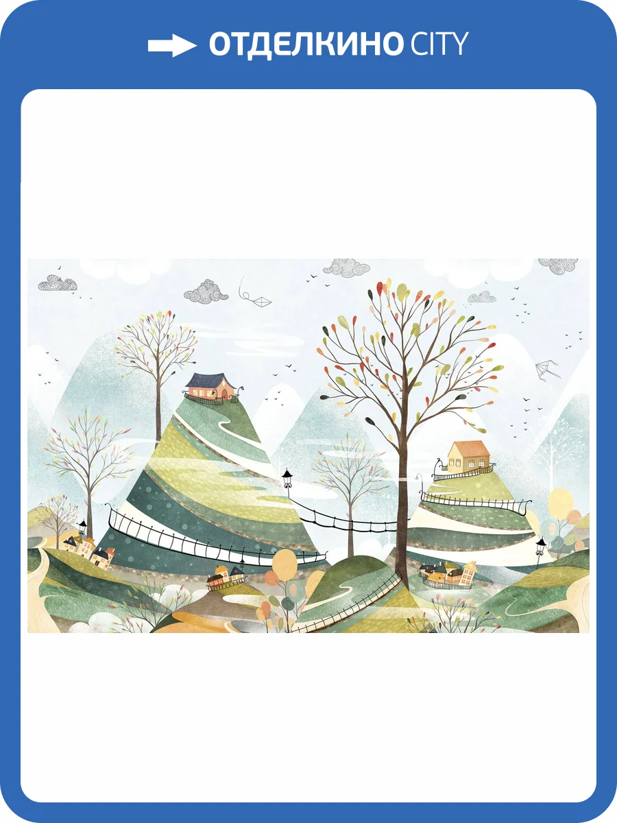 Фреска Ortograf Adventure 35274 Городок на холмах Флок FLK фото 2