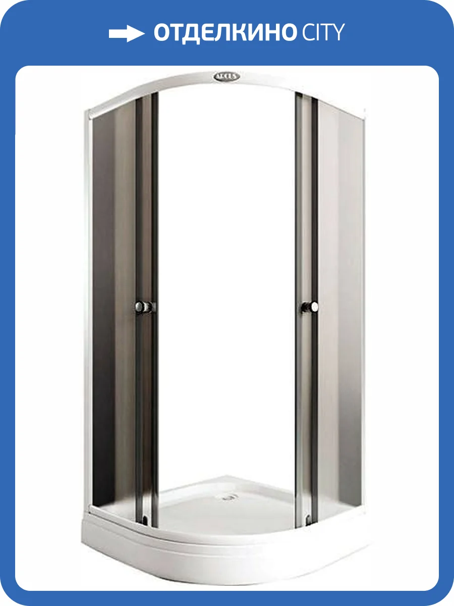Душевой уголок Arcus AS-301-10 100x100x195, стекла матовые фактурные, с поддоном фото 3