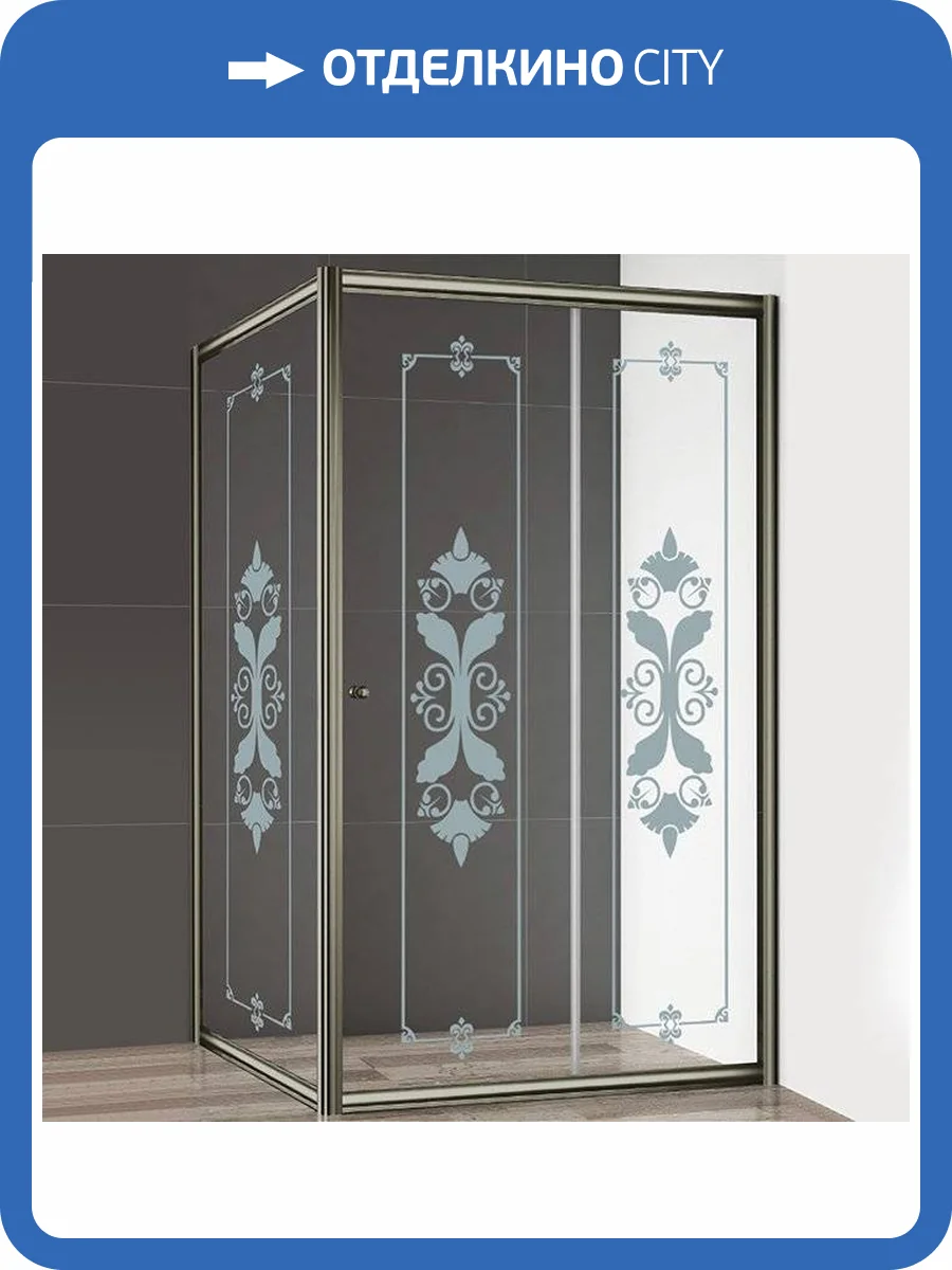 Душевой уголок Cezares Giubileo-AH-1 стекло с узором, бронза фото 5