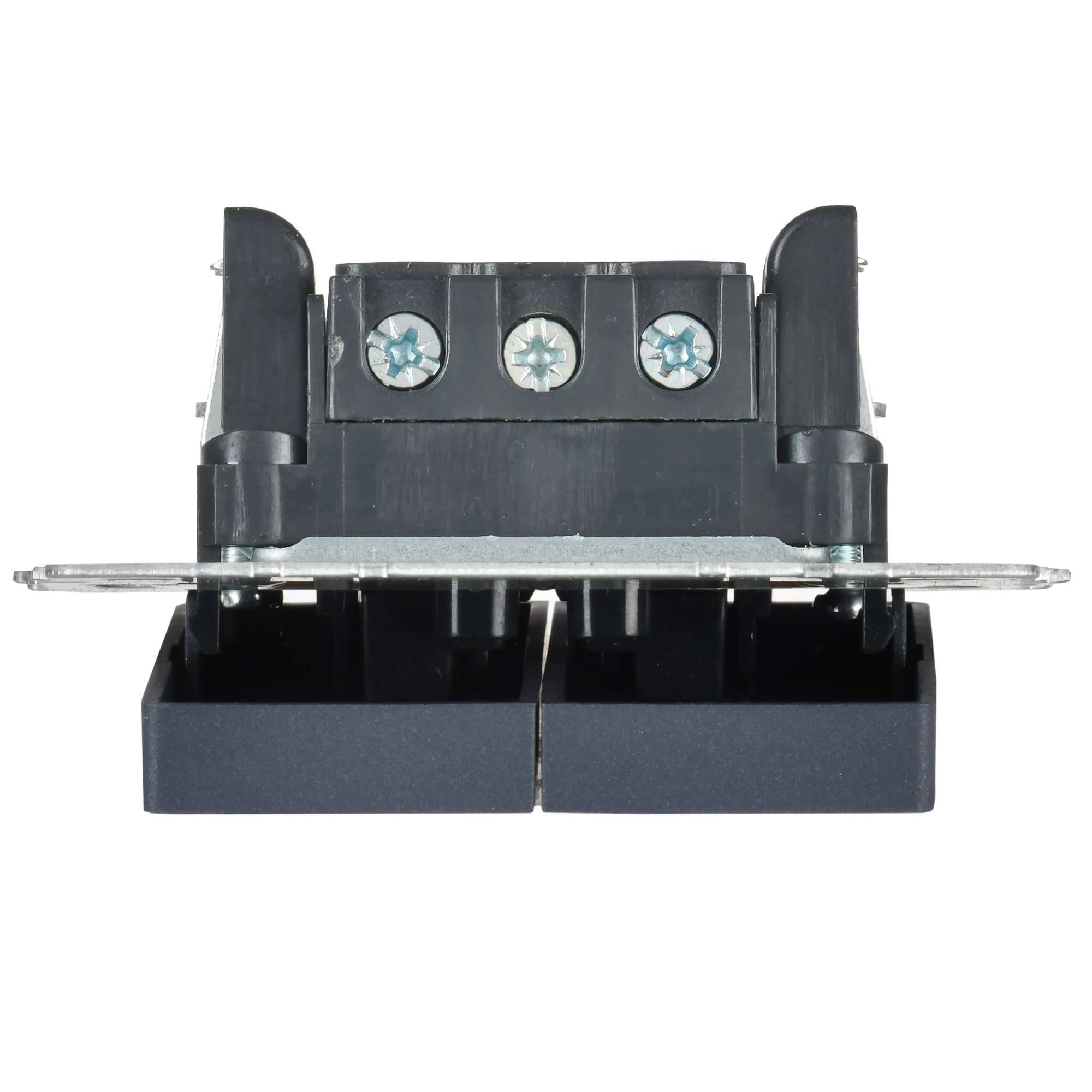 Выключатель 2-клавишный IEK Brite BR-V20-2-10-K35 маренго фото 5