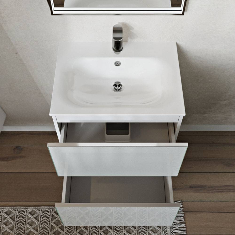 Тумба с раковиной Terminus Vega VEG10602900301OSL белый, 60x62 фото 2