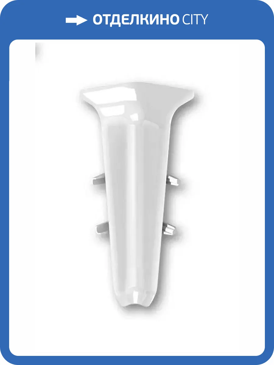 Внутренний угол Ideal Деконика D85 001-G Белый глянцевый 85 мм фото 2