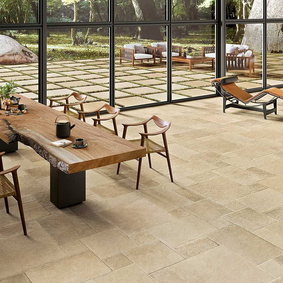 Керамогранит Cerdomus Pietra Di Ostuni 79487 Avorio 40x40 фото 2