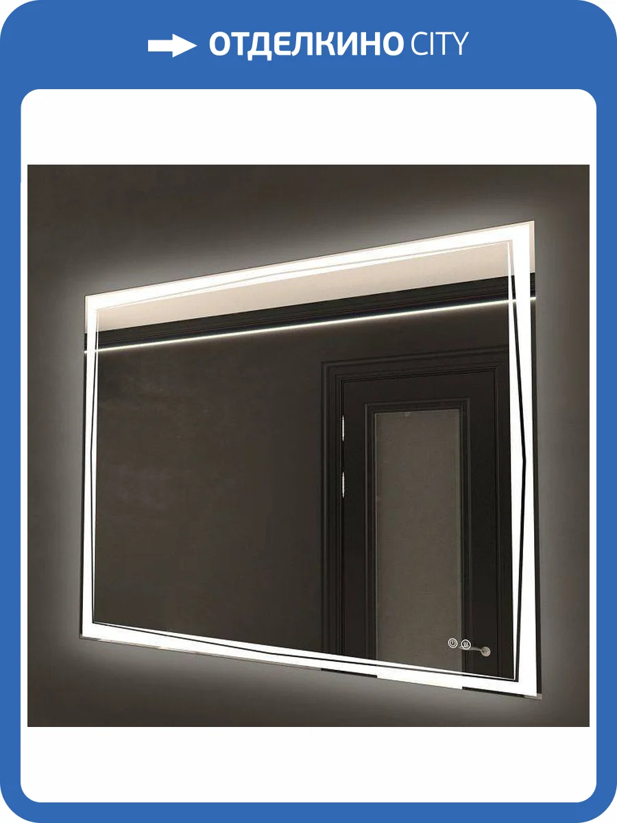 Зеркало с подсветкой и подогревом Art&Max Firenze 1000x800" AM-Fir-1000-800-DS-F-H фото 3