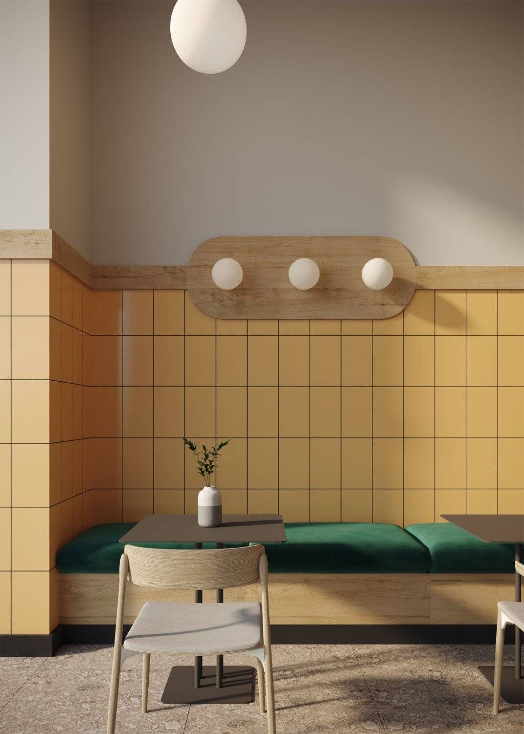 Керамическая плитка Pieza Ceramica Colorit CL01 Песочная 20x33 фото 2