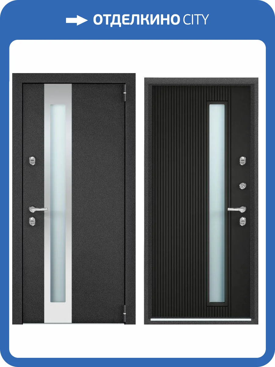 Входная стальная дверь Torex SNEGIR PRO-C MP 2681598 Колоре неро/ЛКП Насыщеный чёрный 2000x880 фото 2
