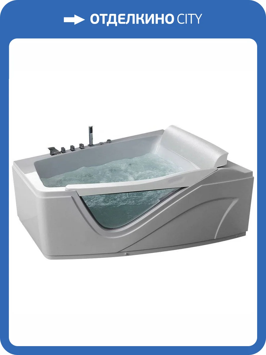 Акриловая ванна Gemy G9056 B R 170x130 правая фото 5