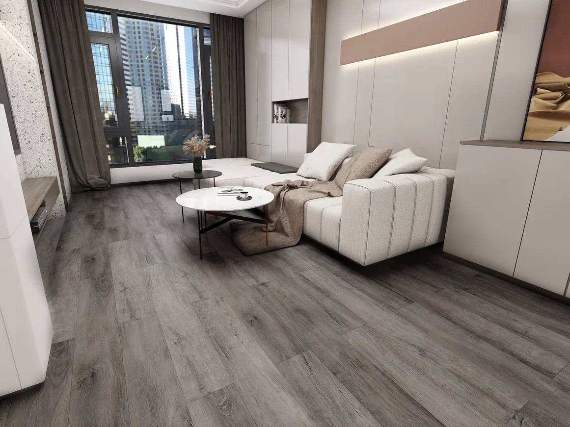 SPC Ламинат Icon Floor Black/Black Wide 4/43 4V BW-31 Дуб Лакруа 1220x184 фото 4
