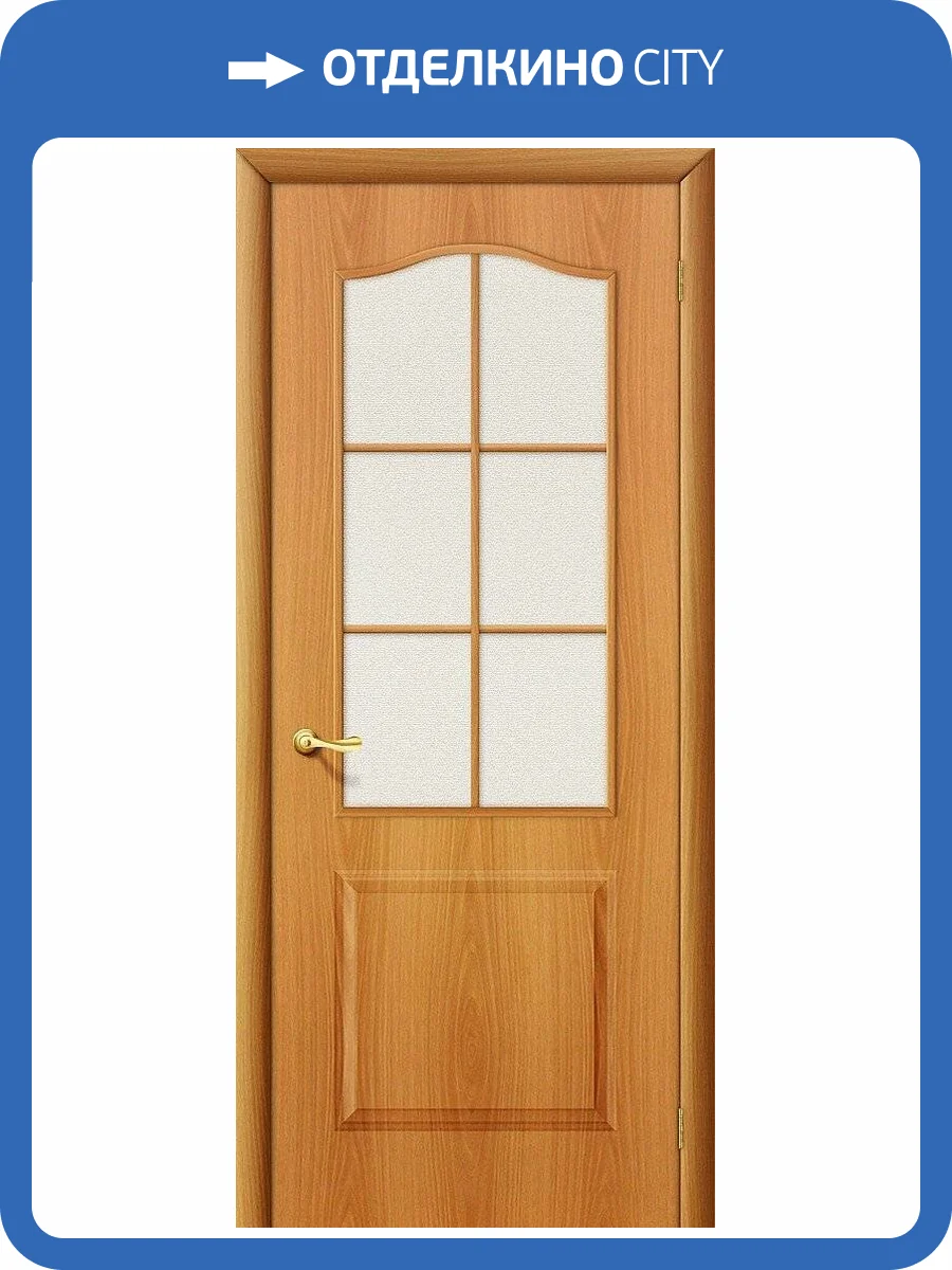 Межкомнатная дверь Bravo 010-0607 Палитра Л-12 МиланОрех 2000x700 фото 2