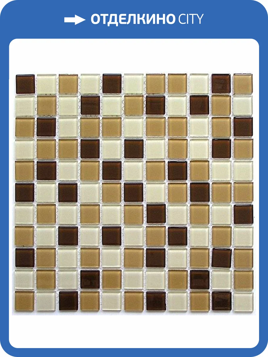 Мозаика Bonaparte Latte Mix (2.5x2.5) 30x30 фото 2