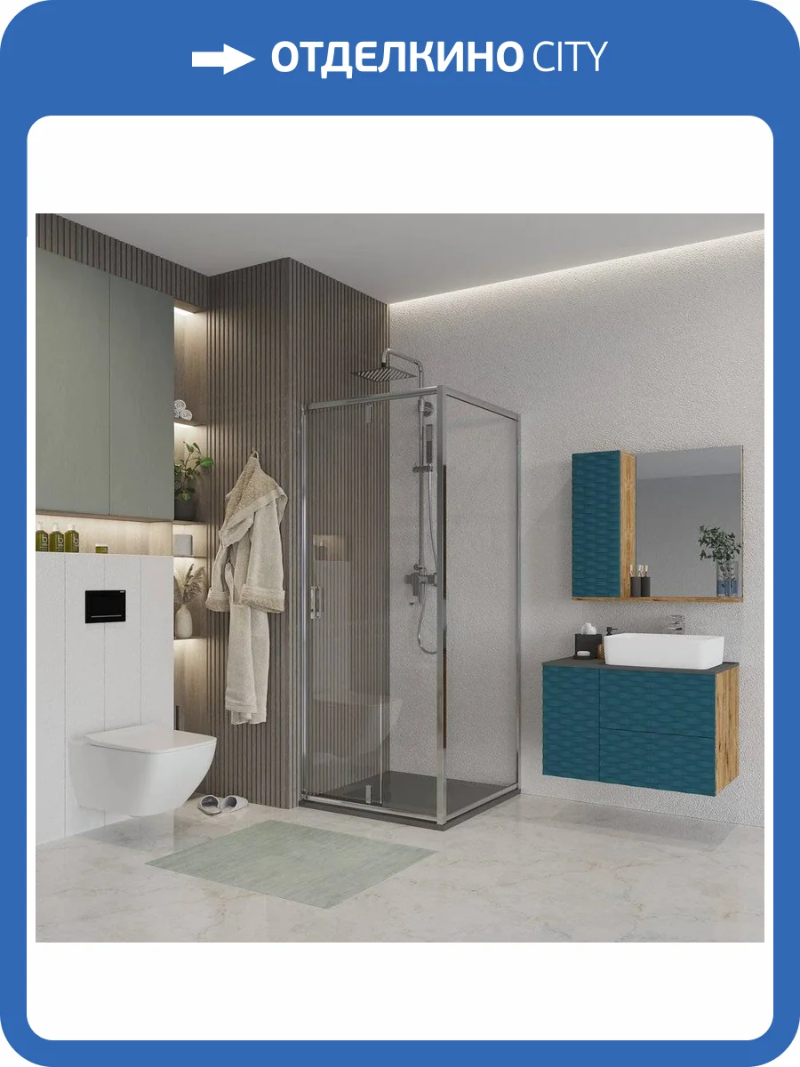 Душевой уголок Niagara Nova NG-63-9A-A90 90x90, квадратный, хром фото 6