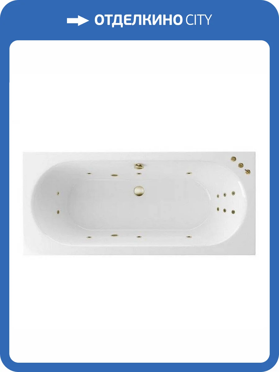 Акриловая ванна Excellent Oceana SMART WAEX.OCE17.SMART.BR 170x75 бронза фото 4