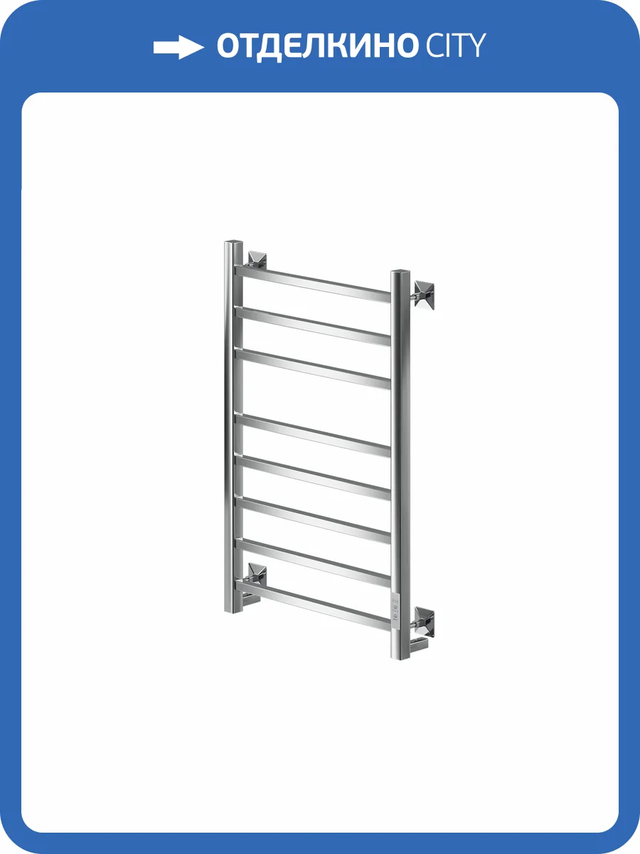 Полотенцесушитель электрический Ника Step-2 80/40, хром фото 2