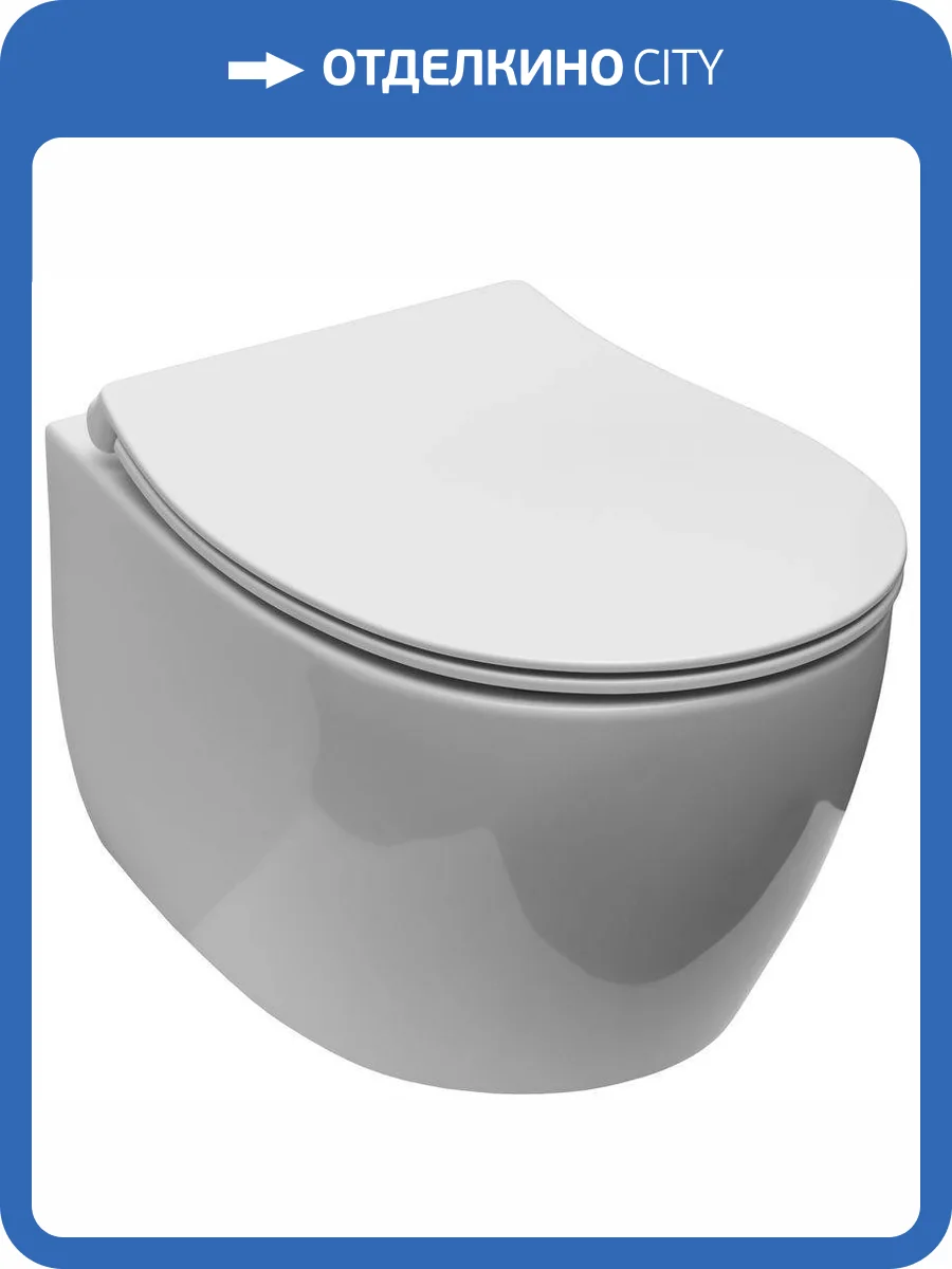 Унитаз подвесной Allen Brau Fantasy 4.11004.21 безободковый, 510x363мм, белый матовый, без сиденья фото 6