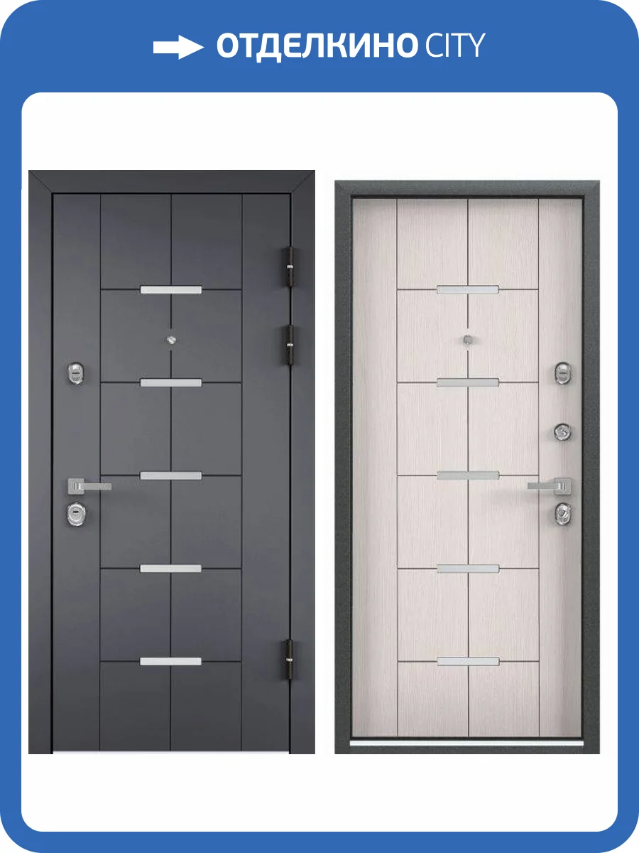 Входная стальная дверь Torex PROFESSOR-4+ 02 PP 42911 ПВХ Оскуро/Лиственница белая (арт. ПВХ Лиственница белая) 2000x880 фото 2