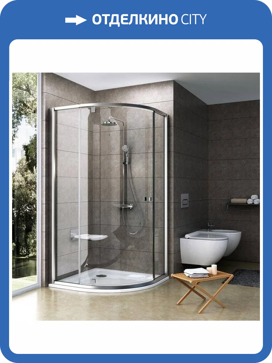 Душевой уголок Ravak PSKK3-90 Transparent, профиль сатин фото 5