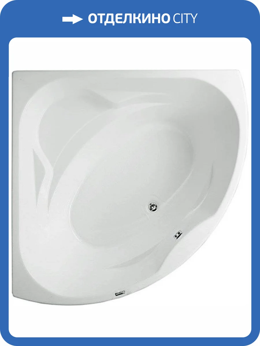 Акриловая ванна Aquanet Vitoria 00205371 135x135 с каркасом фото 11