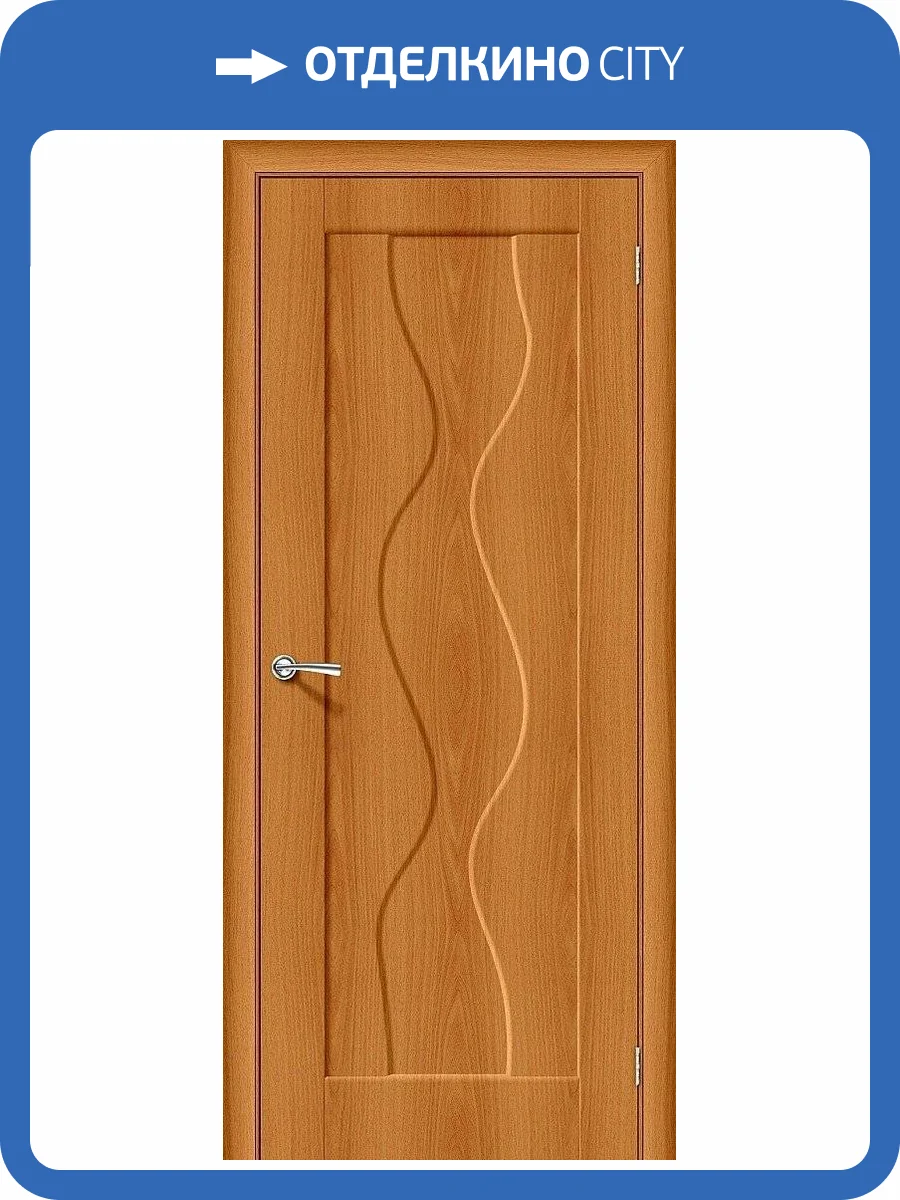 Межкомнатная дверь Bravo 146-0268 Вираж-1 Milano Vero 200x70 фото 2