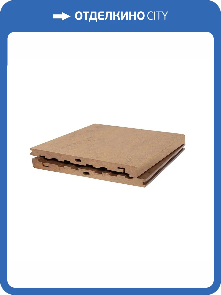 Ступень Polivan Group Denpasar Brushing Mix Массив Песочный ДПК 2900x320x20 фото 2