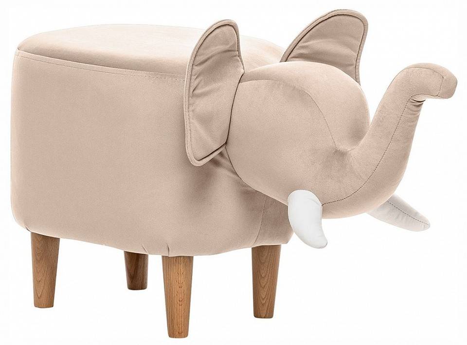 Пуф Leset Slon 2500000189937 Бежевый V18/Белый V01