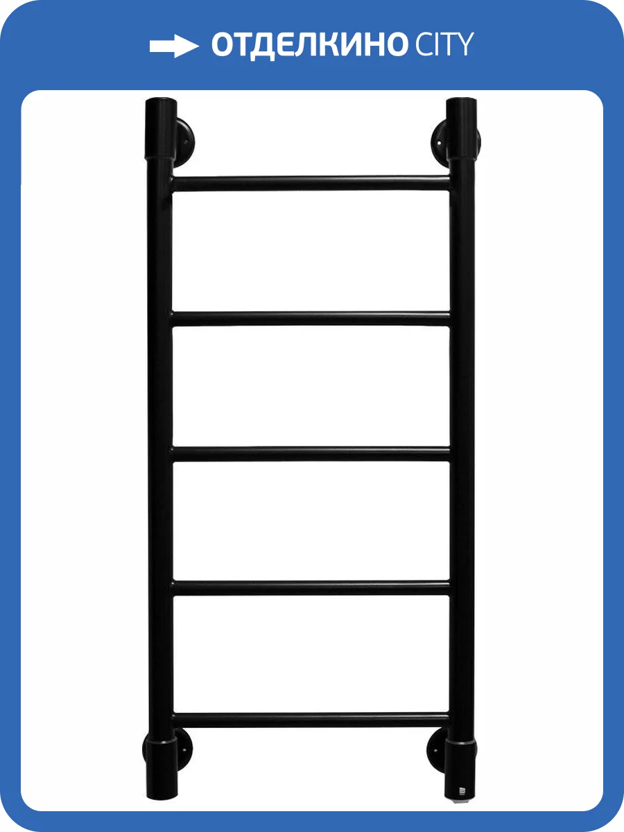 Полотенцесушитель электрический Energy H2 85x40 черный матовый фото 4