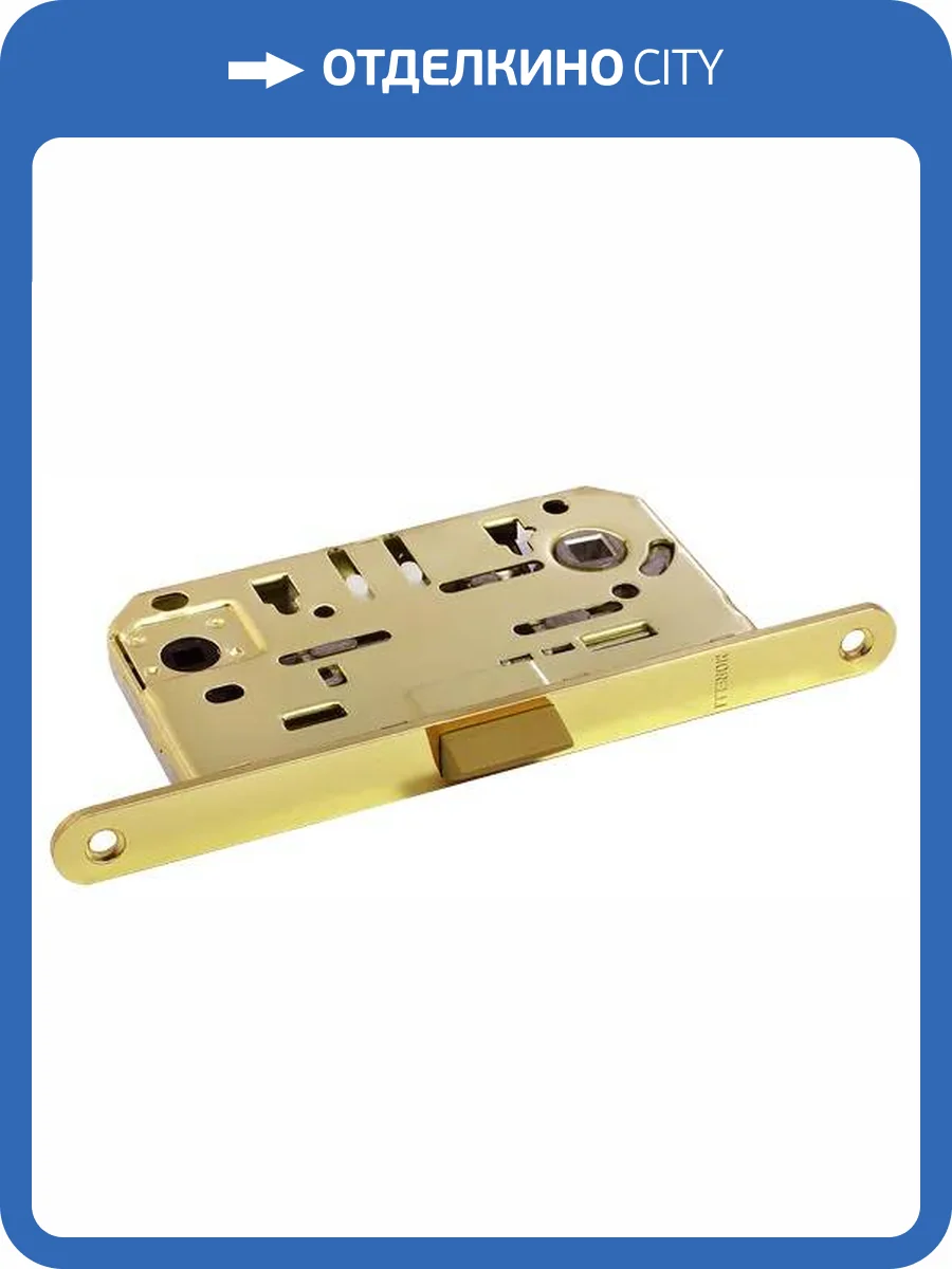 Межкомнатная защелка Morelli 1895P сантехническая 1895P PG (Золото) фото 2