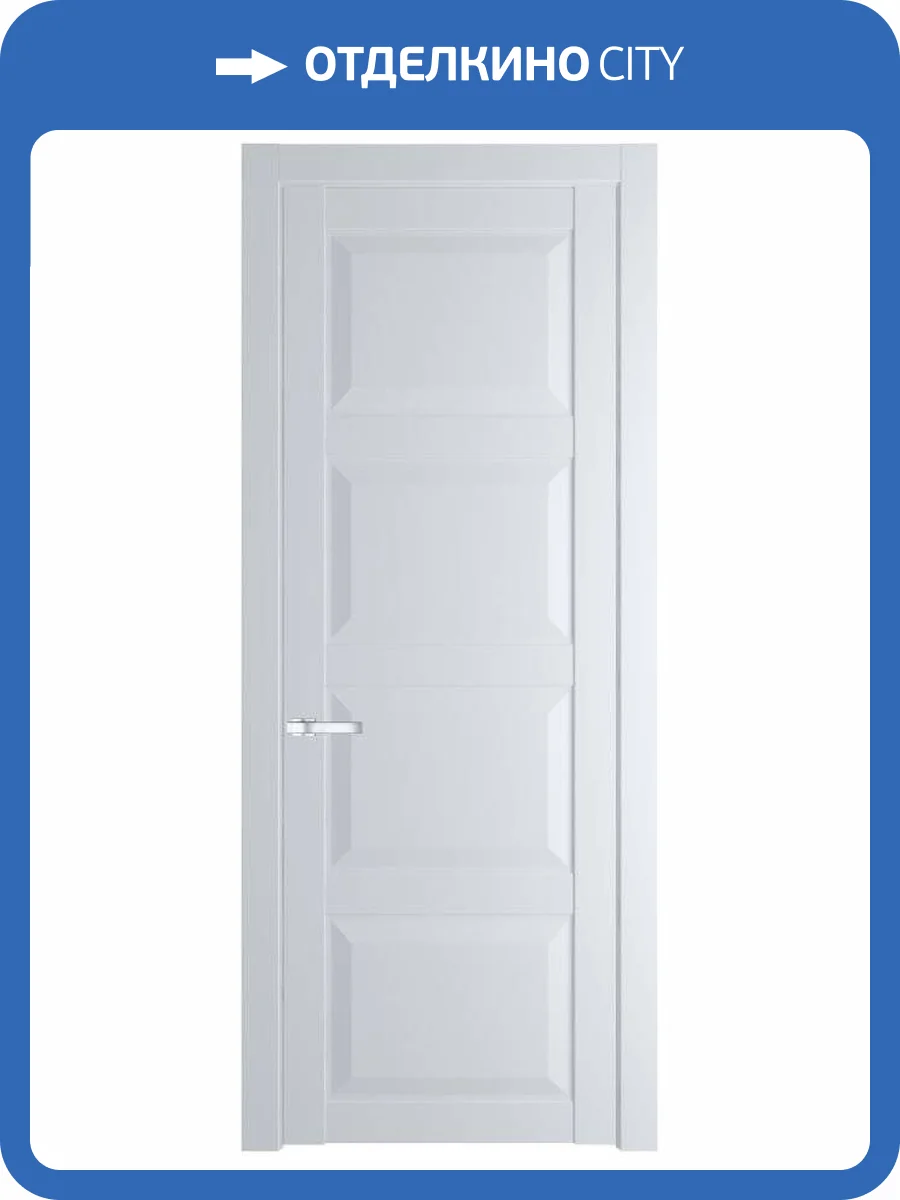 Межкомнатная дверь Profil Doors 1.4.1 PD полотно Вайт 600x2000 фото 2