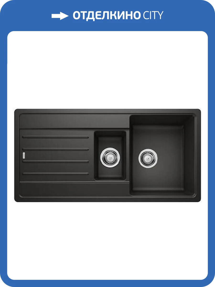 Мойка кухонная Blanco Legra 6 S 526086 черный фото 4