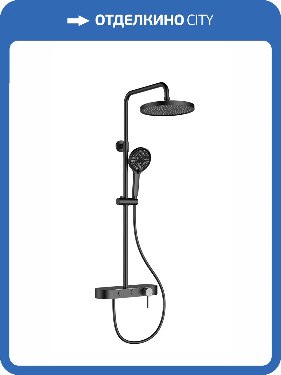 Душевая стойка Vincea VSFS-402MB черная фото 6