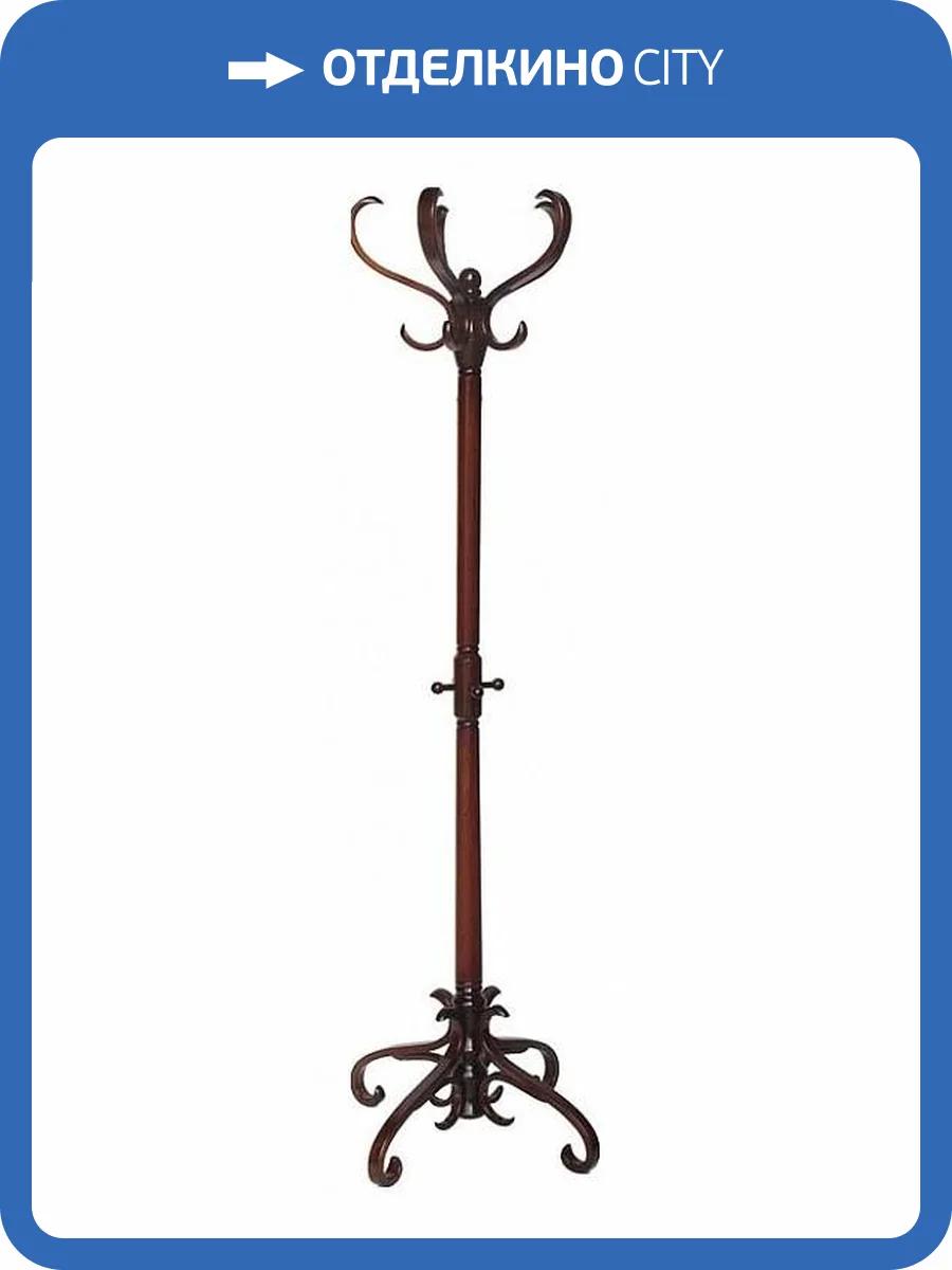 Вешалка-стойка Мебелик В-2Н ML_V-2N_DARKBR фото 2