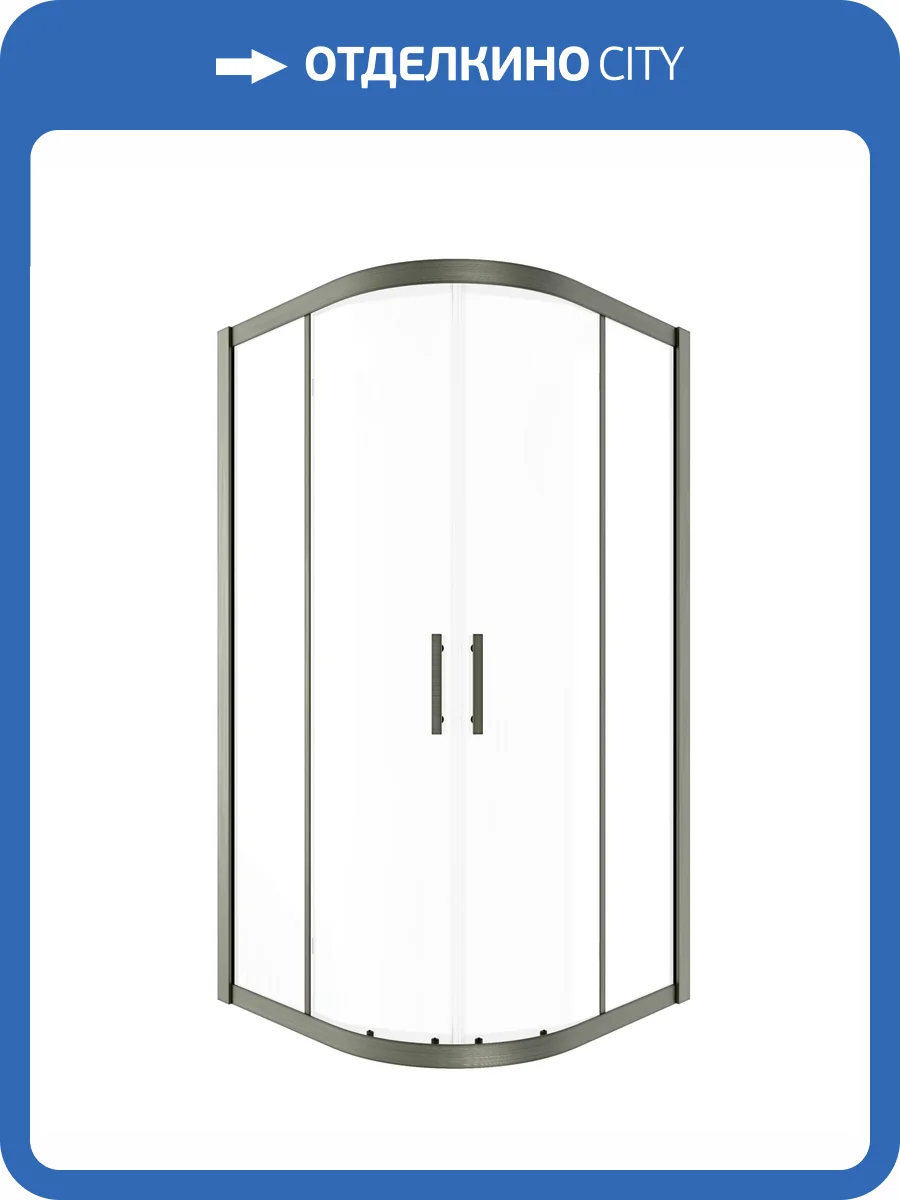 Душевой уголок Timo TPSS-90/13C-8 профиль никель, стекло прозрачное, 90x90x200 фото 4