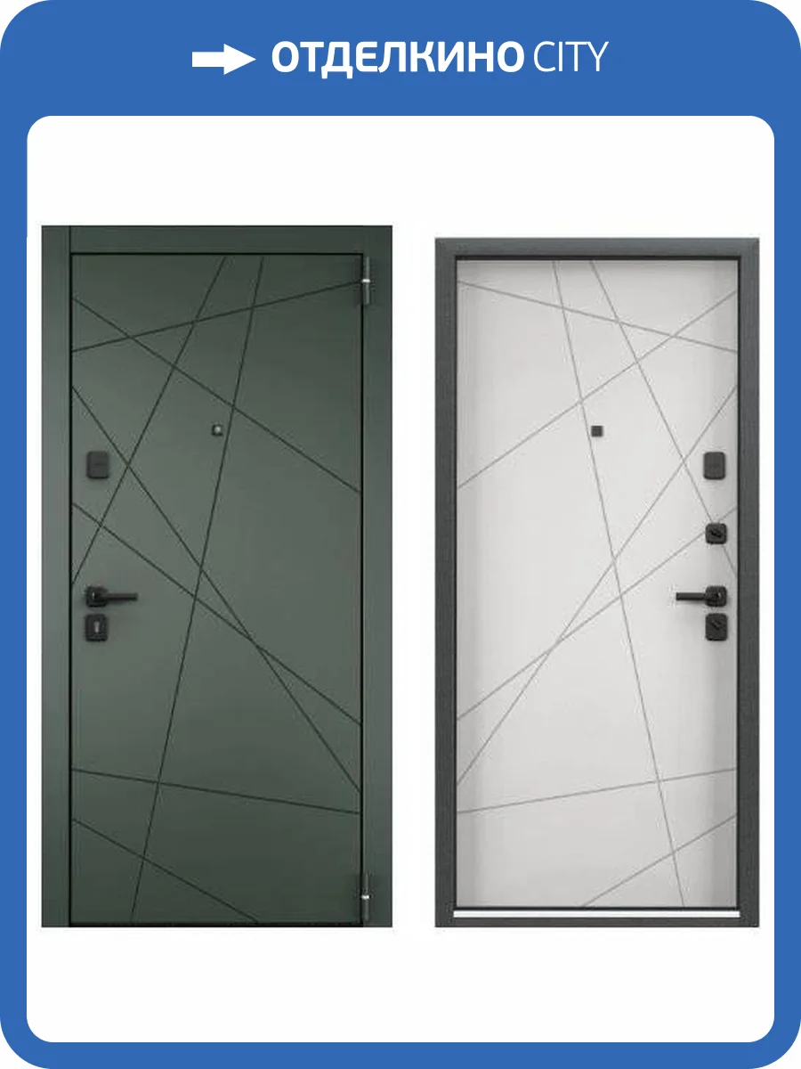 Входная стальная дверь Torex DELTA PRO PP 3920821 ПВХ Авокадо/ПВХ Бьянко 2000x880 фото 2