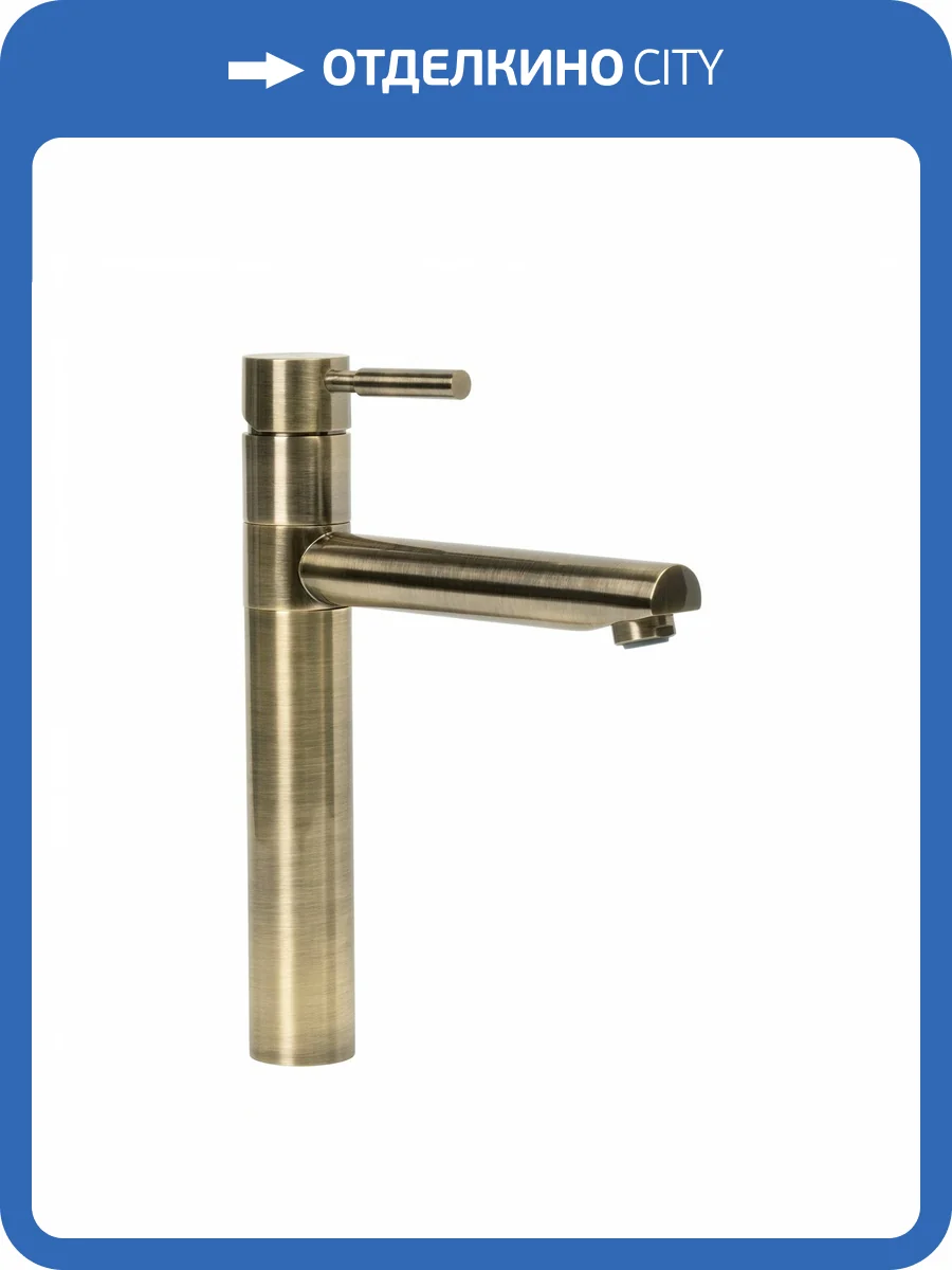 Смеситель для кухни Wasserkraft A8137 светлая бронза фото 6
