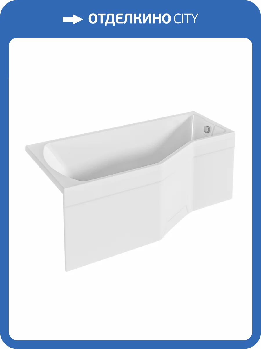 Акриловая ванна Marka One Convey 170x75 левая фото 12