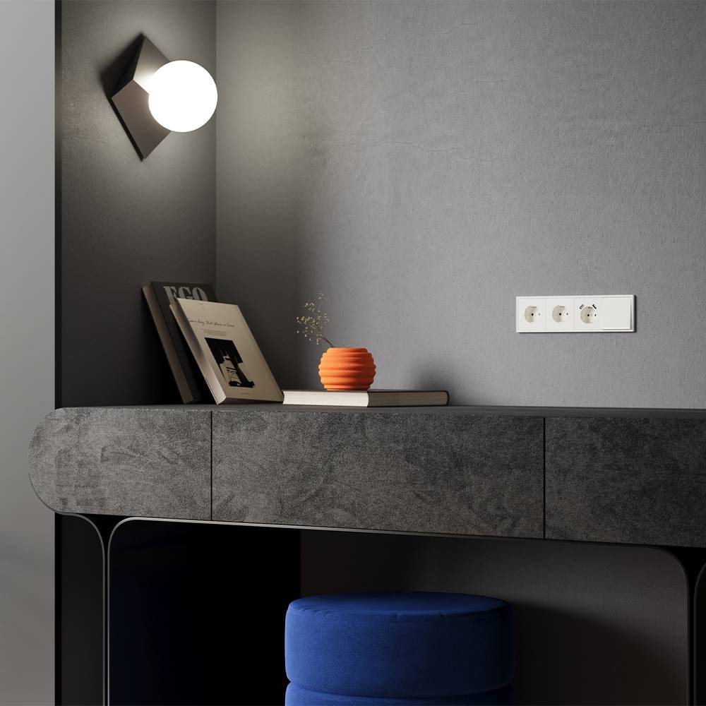 Клавиша для 1-клавишного выключателя с подсветкой Voltum S70 VLS000213 хлопок фото 6