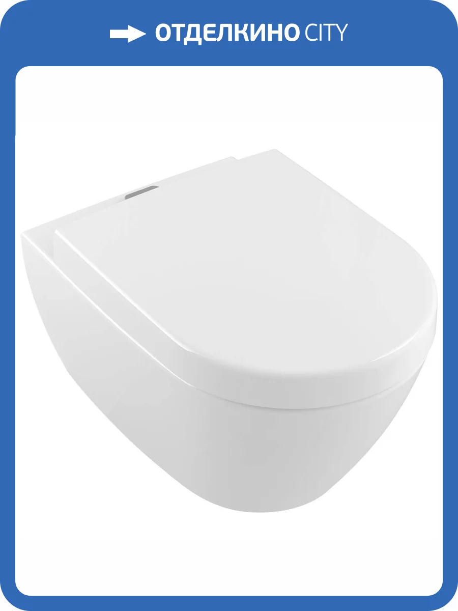 Унитаз подвесной Villeroy&Boch Subway 2.0 5614A1R1 фото 5