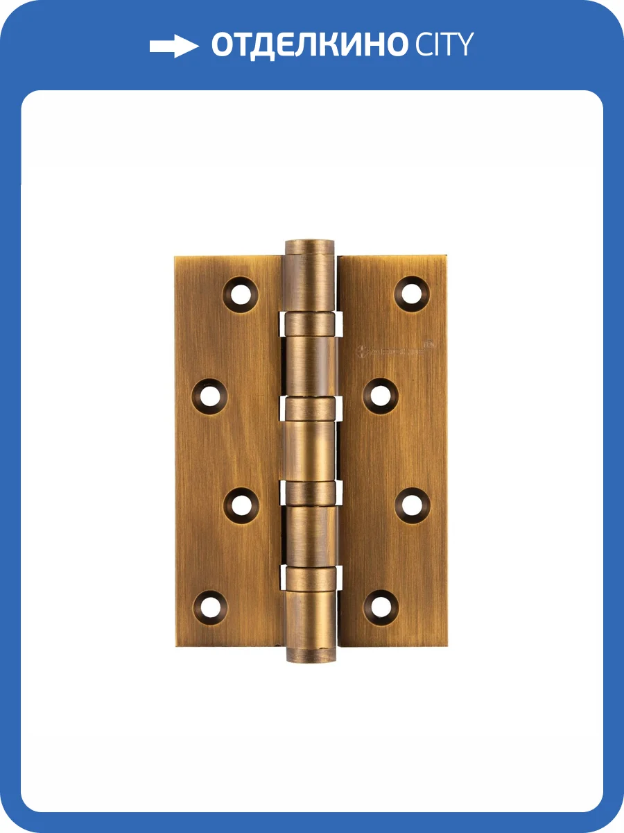 Петля дверная универсальная Archie AO1O-C 1OOX7OX3-4BB-1ACF античный кофе фото 3