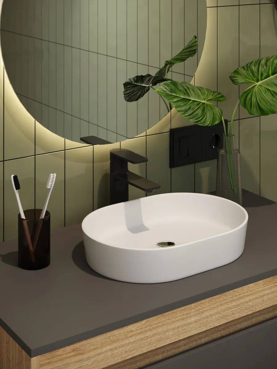 Смеситель для раковины Watersense Jessie W00339 черный матовый фото 5