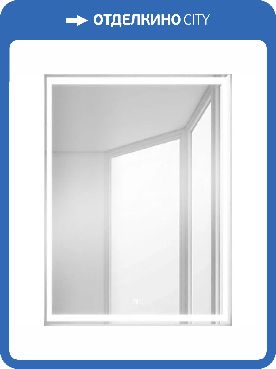 Зеркало Belbagno SPC-GRT-600-800-LED-TCH-WARM с подсветкой, сенсорным выключателем и подогревом фото 3