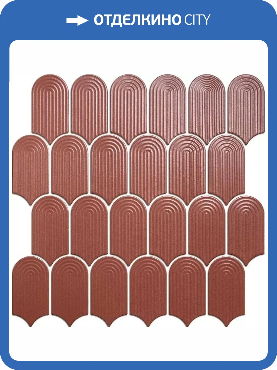 Мозаика NSmosaic Rustic series R-346 Керамика Матовая (8.6x4.5) 28.8x29.8 фото 4