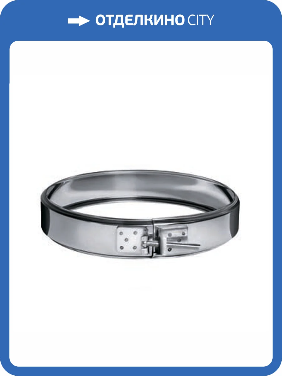 Хомут обжимной FERRUM (430/0,5 мм) Ф180 фото 3