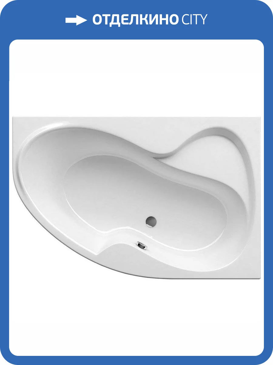 Акриловая ванна Ravak Rosa II 150x105 правая, с ножками фото 12