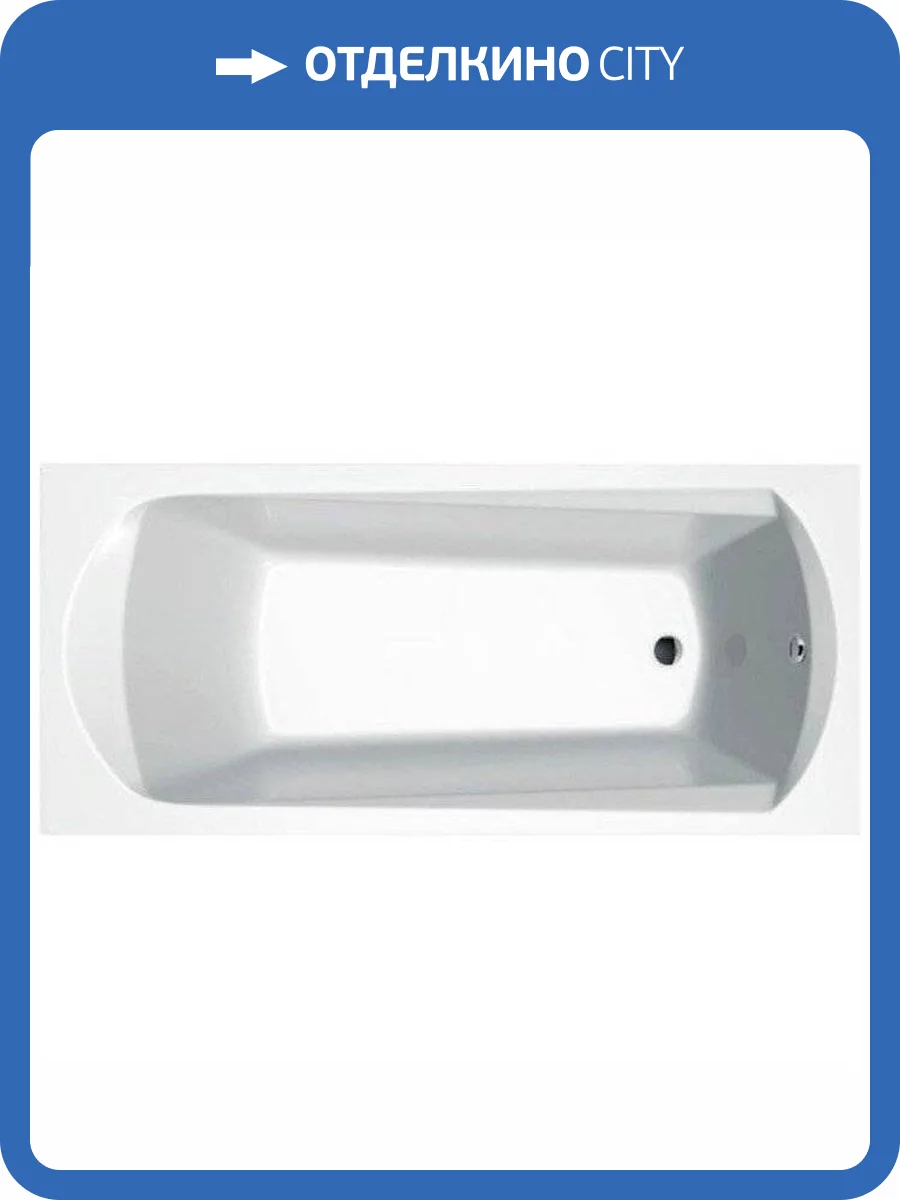 Акриловая ванна Ravak Domino 160x70 с ножками фото 6